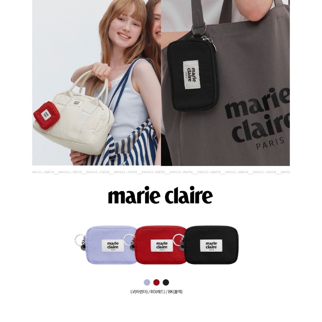 [từ Hàn Quốc] Ví móc khóa MARIE CLAIRE MAGBWL01MLV