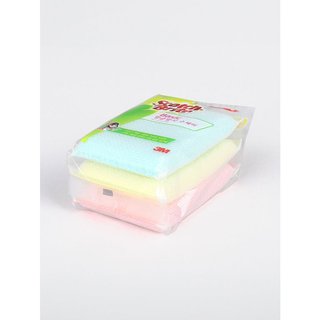 [Scotch-Brite] Miếng bọt biển lưới kháng khuẩn cơ bản – Sấy khô nhanh & vệ sinh – Máy chà sàn nhà bếp bền bỉ & lâu trôi 3 chiếc