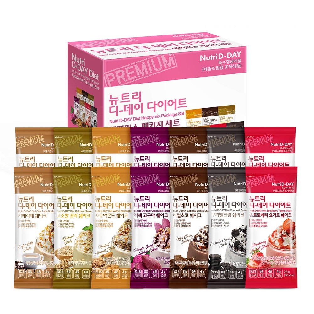 Gói Nutri D-Day Diet Happy Mix 350g (1 Bộ)