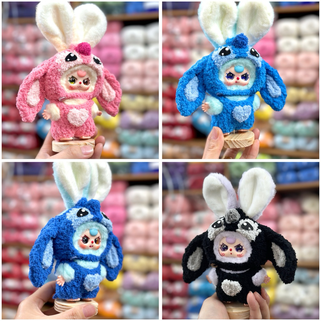 (size 50% - chọn màu nhắn shop _ không gồm bb3) set đồ Stitch cho búp bê bb3 mini