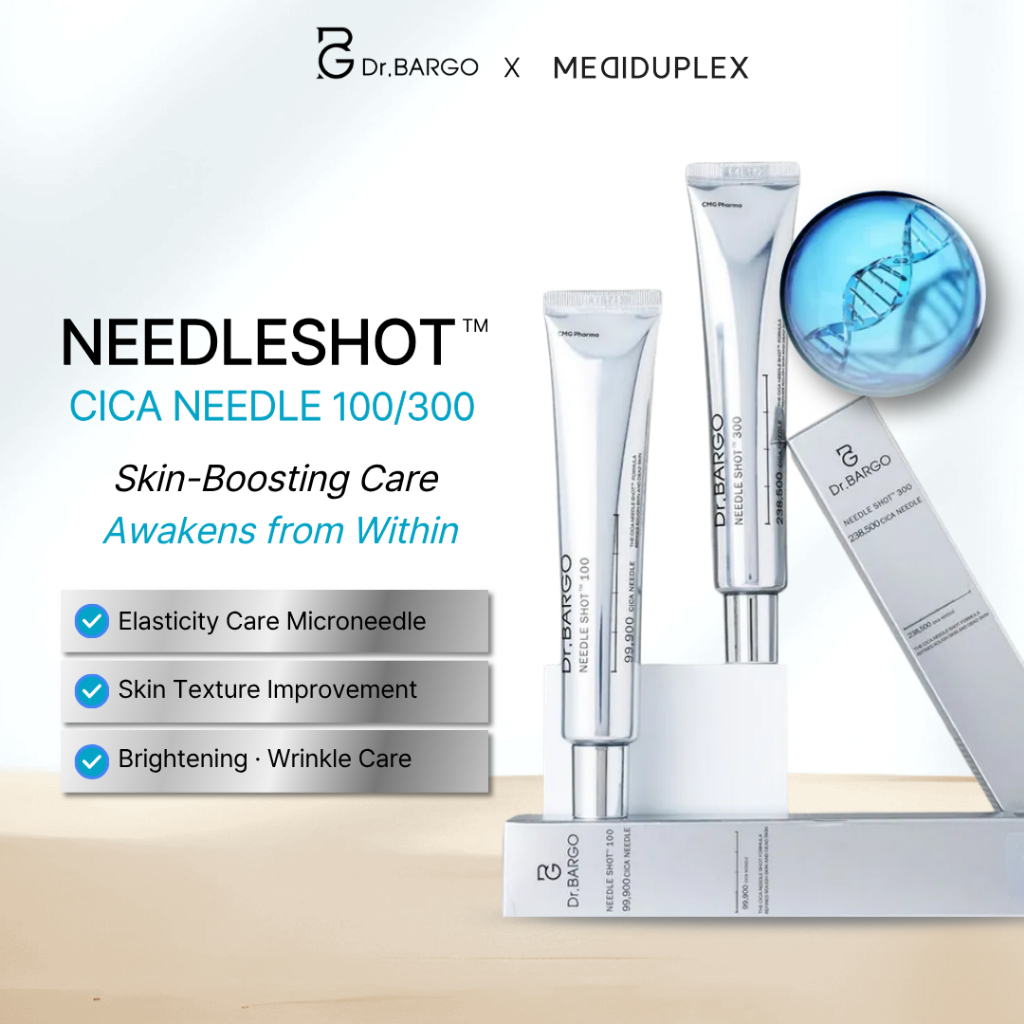 [HANMI PHARM] Dr.Bargo Needle Shot 100 / 300 50ml | Cica Microneedle | Độ đàn hồi da | Cải tiến kết 