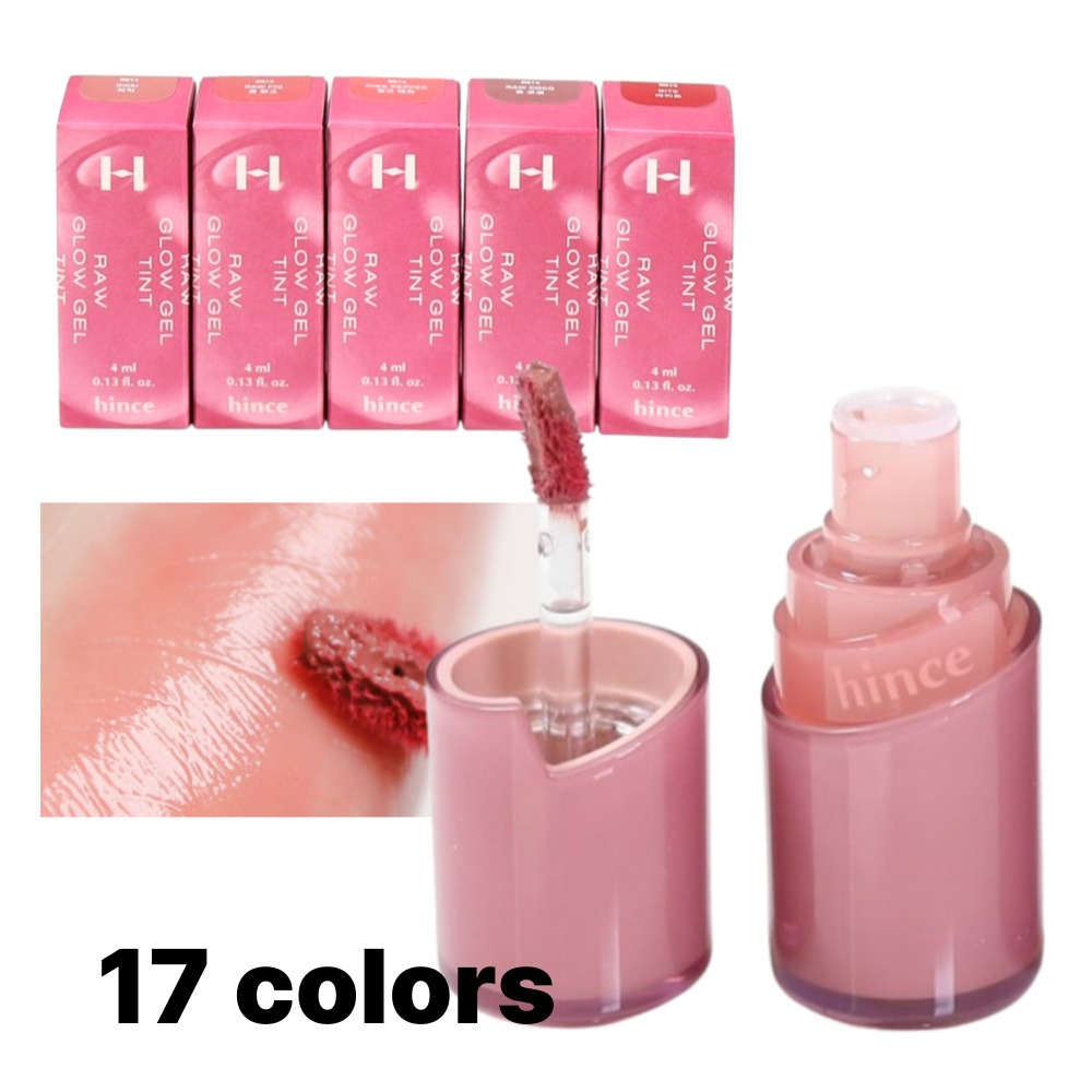 Hince Raw Glow Gel Tint 4ml 17 màu