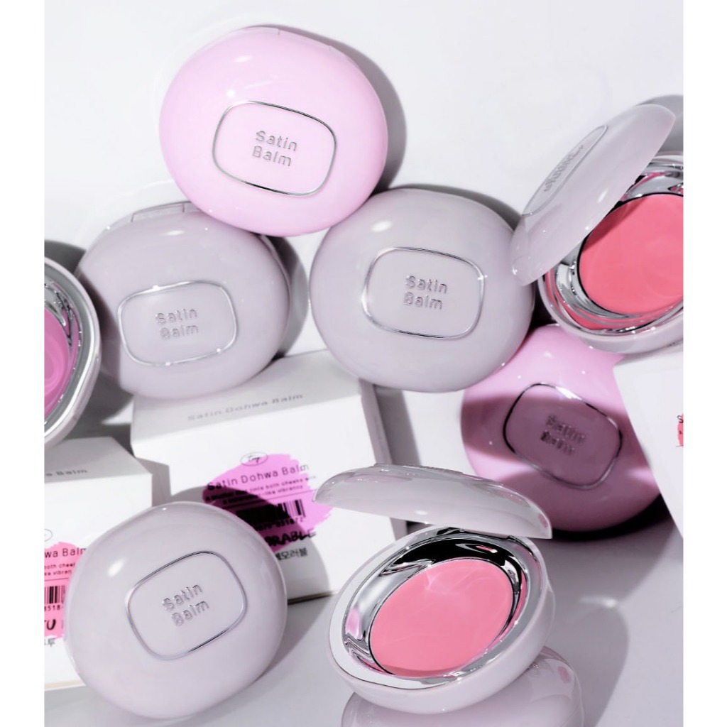 TOOQ Satin Dohwa Balm Powder Blush 2.7g Phấn má hồng mềm mại Trang điểm