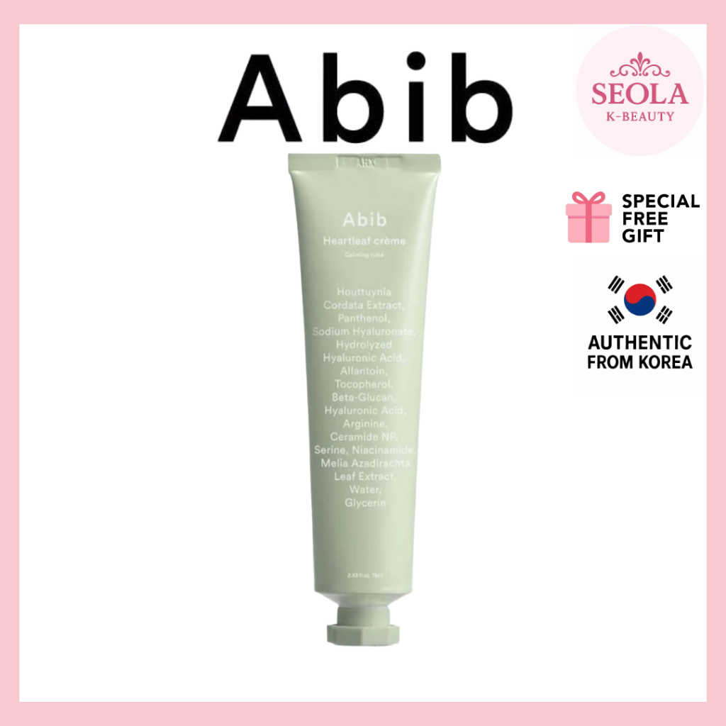 [Abib] Heartleaf Cream Calming Tube / Kem dưỡng