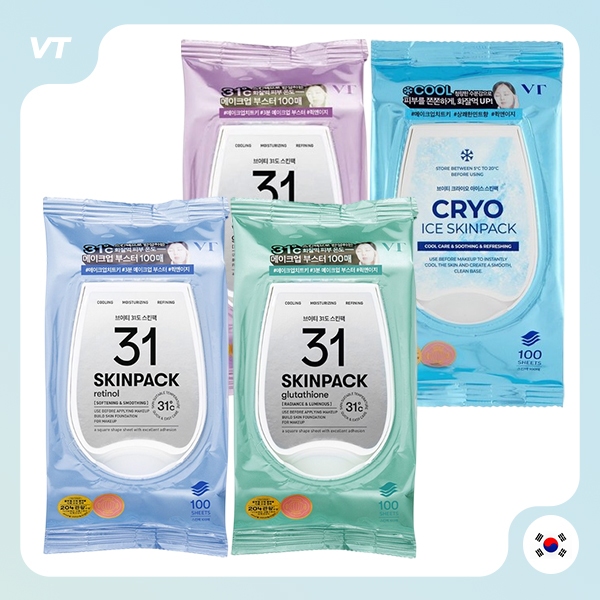 [VT COSMETICS] SỮA 31°Gói da C / SMOOTH 31°C / LUMINOUS 31°Gói da C / CRYO ICE