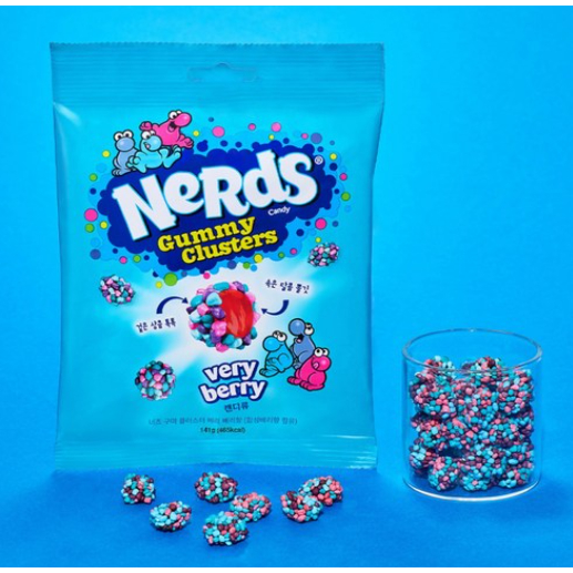 [NERDS] Gummy Clusters Very Berry 141g MUA 1 TẶNG 1 Kẹo nhai Berry Kẹo trái cây Kẹo dẻo Sweet Snack 