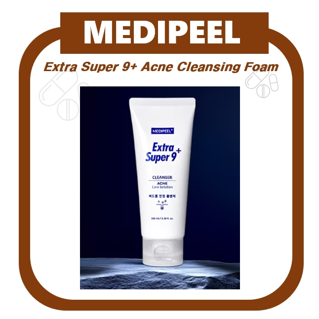 [MEDIPEEL] Sữa rửa mặt Hỗ trợ giảm mụn Extra Super 9 + 100ml