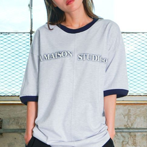 Áo thun ngắn tay tay LA MAISON STUDIO 2 màu 6243697
