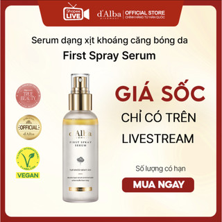   Live  Serum dạng xịt căng bóng da d'Alba First Spray Serum 100ml 