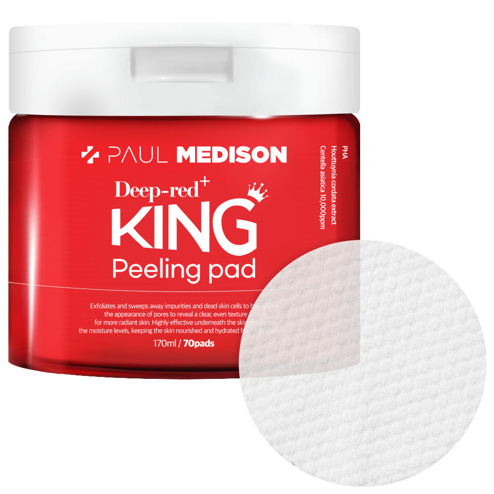 PAUL MEDISON Deep Red King Peeling Pad 70 chiếc