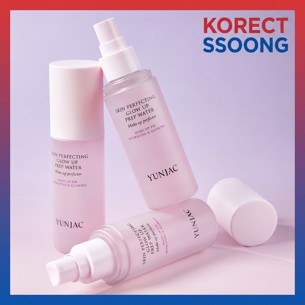 [K-Beauty] YUNJAC Skin Perfecting Glow Up Prep Water 50ml Makeup Fixer Glass Skin Mist