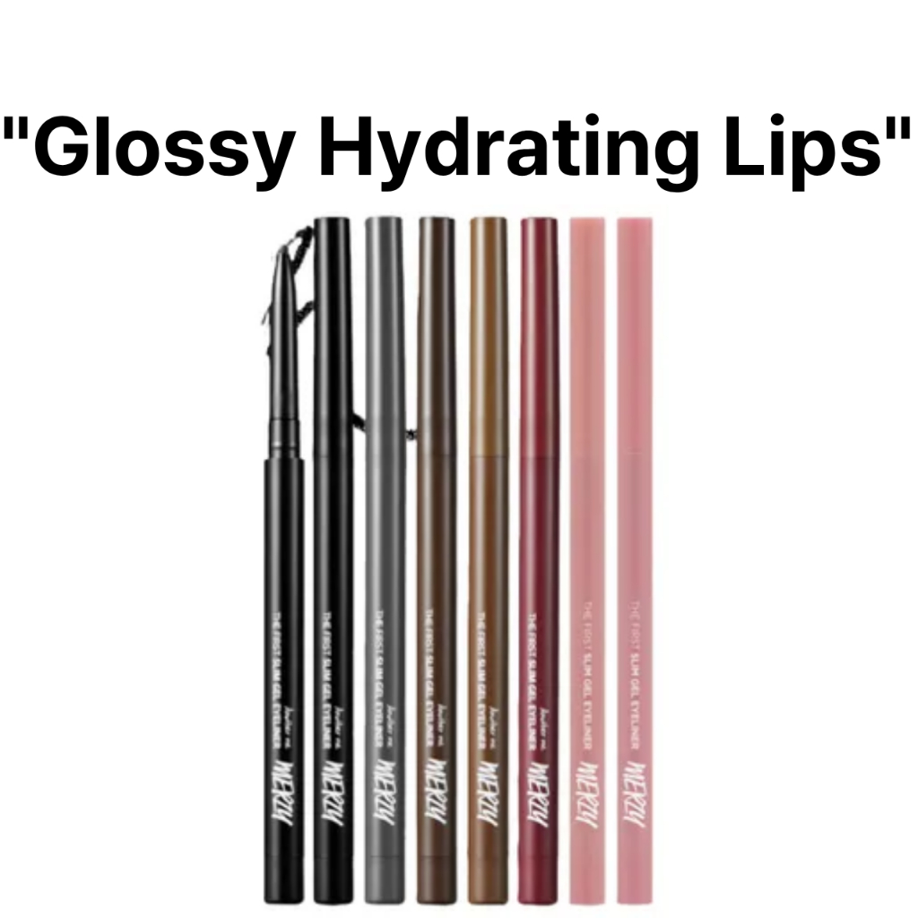 OLIVE YOUNG MERZY Bút kẻ mắt dạng Gel mỏng đầu tiên (7 màu) – Trang điểm mắt lâu trôi Hàn Quốc OC01