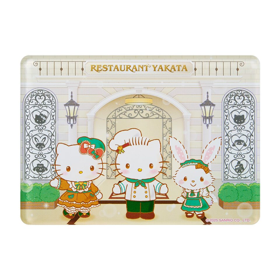 Hàng có sẵn | Nhà hàng Sanrio Puroland Yakata Nam châm vuông Hello Kitty & Friends