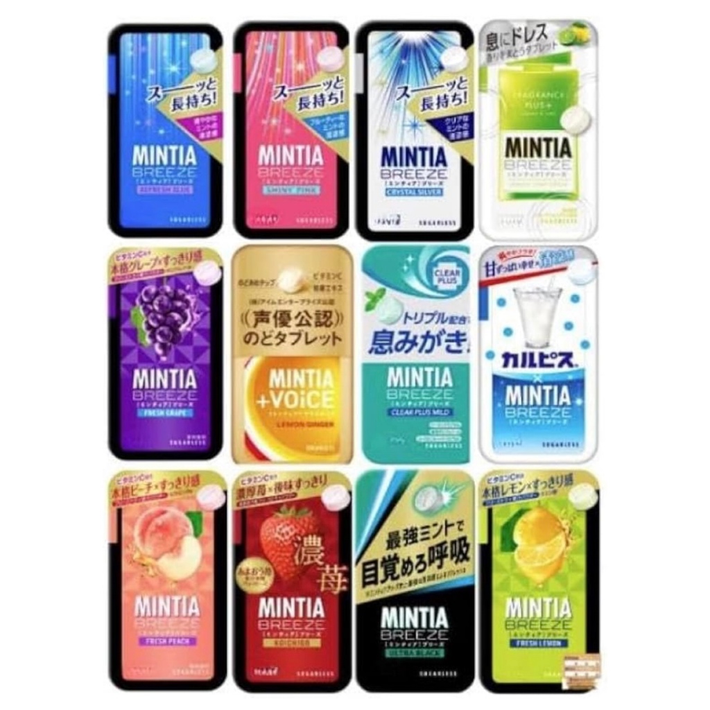 [Direct from Japan] Mintia Breeze Mintia + VOiCE Flavors [Refresh Blue/Shiny Pink/Crystal Silver/Ult