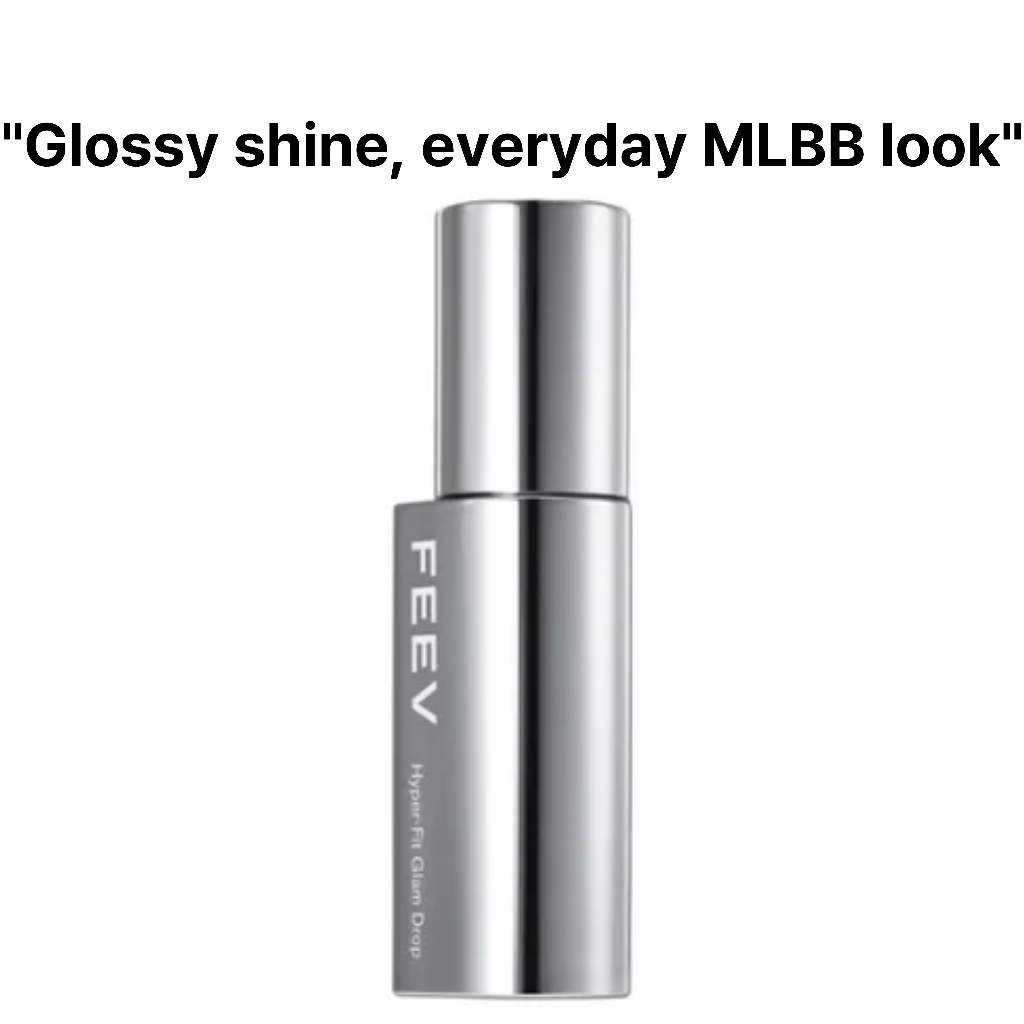 OLIVE YOUNG FEEV Hyper-Fit Glam Drop 3.3g (6 Màu) – Son dưỡng ẩm dưỡng ẩm Vegan High Shine OC01