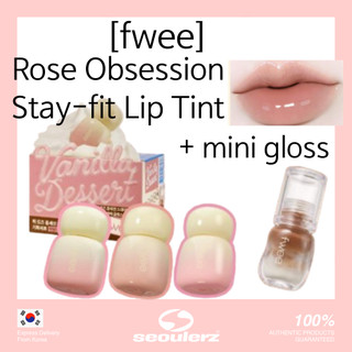[fwee] Rose Obsession Stay-fit Lip Tint + bóng mini