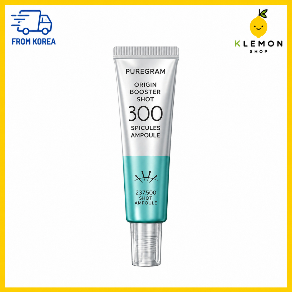 [HÀN QUỐC] Puregram Origin Needle Booster Shot 300 Serum 30ml | Tinh chất Ampoule mặt Hàn Quốc