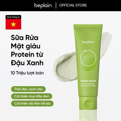 [Beplain Chính Hãng] Sữa rửa mặt BEPLAIN Đậu Xanh cân bằng độ pH 80ml