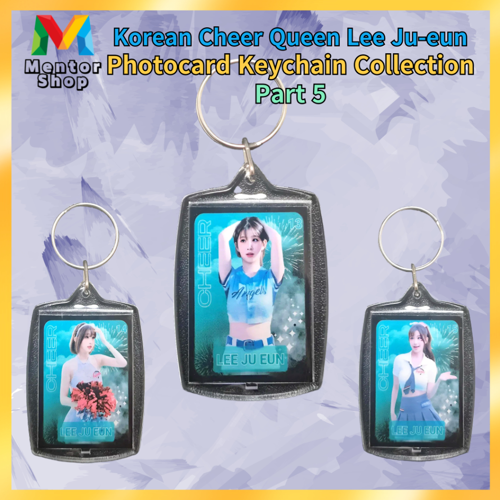 [Cửa hàng cố vấn] ✨ Móc khóa Photocard cổ vũ Hàn Quốc Lee Ju-eun Phần 5 ✨