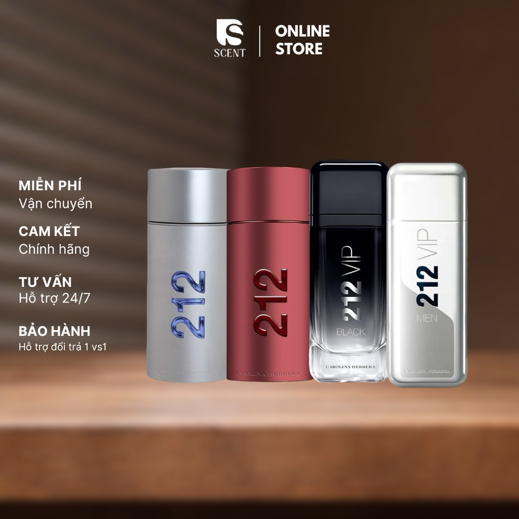 [SSCENT] 212 Sexy Men * 212 Men NYC * 212 VIP Men * 212 VIP Men Black | Mẫu thử nước hoa