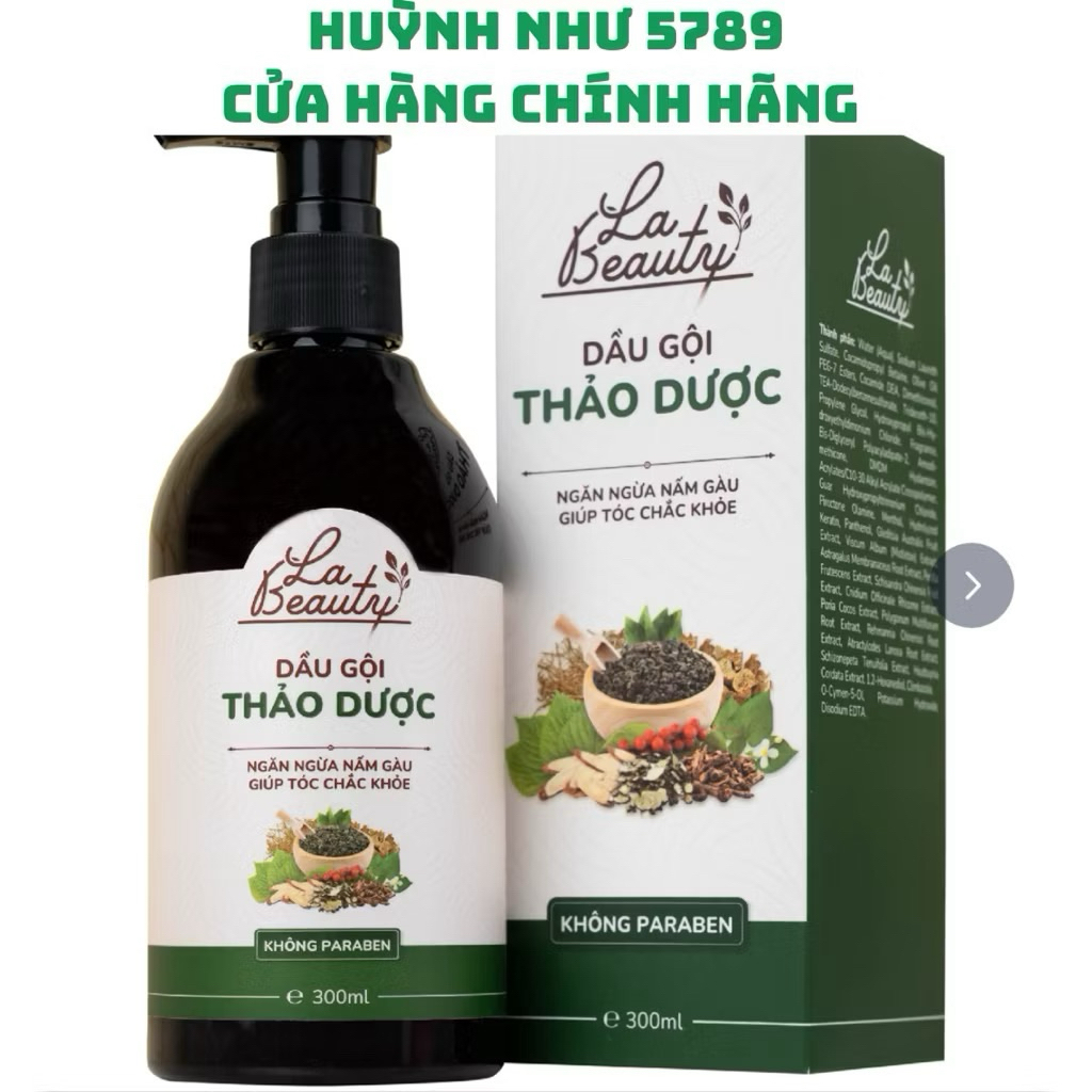 [CHÍNH HÃNG]Dầu gội Thảo Dược La Beauty dưỡng tóc suôn mượt, phục hồi tóc chuyên sâu 300ml….