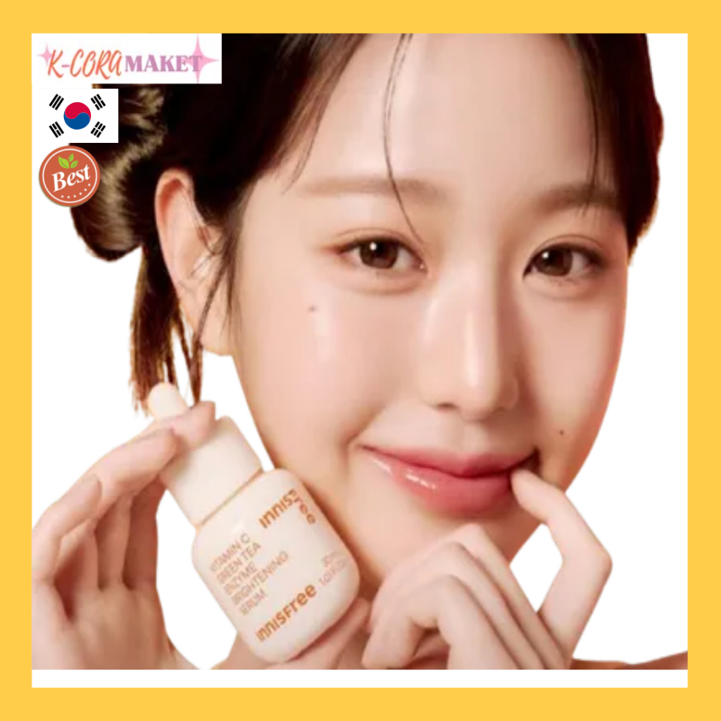 Serum Enzyme trà xanh Innisfree Vita-C: Mở khóa phát sáng không tì vết 7 ngày.