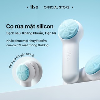 [ ilso Official] Cọ rửa mặt Silicone gắn tường , rửa sạch sâu lỗ chân lông, Có Giá Đỡ Nam Châm tiện lợi, kháng khuẩn, ilso Pore Cleaning Master