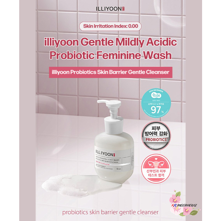 [IIliyoon] Probiotic Skin Barrier Sữa rửa mặt nhẹ nhàng Sữa rửa mặt nữ tính (Direct Shipping from Ko