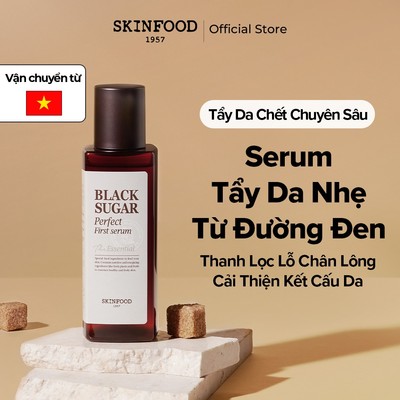 [SKINFOOD Official] Serum đường đen nuôi dưỡng và làm mịn da Black Sugar Perfect the First Serum 120ml