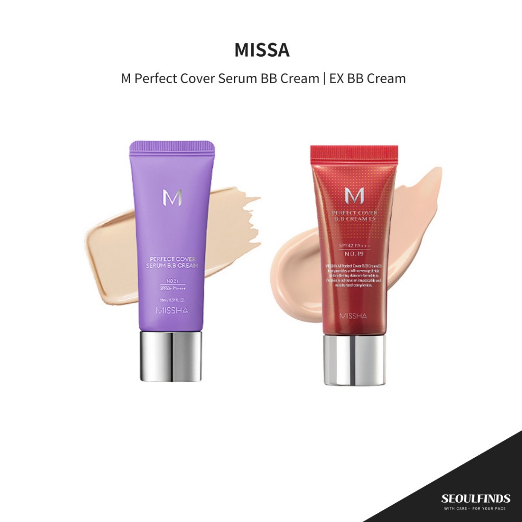 MISSHA M Perfect Cover Serum BB Cream 20ml 50ml| M Perfect Cover Serum BB Cream EX 20ml