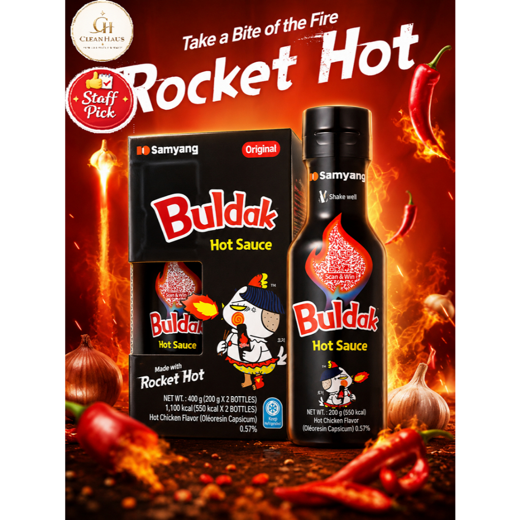 Sốt Gà Nóng Samyang Buldak Original 200g x2 | Sốt cay Hàn Quốc | Nước sốt nóng đa năng