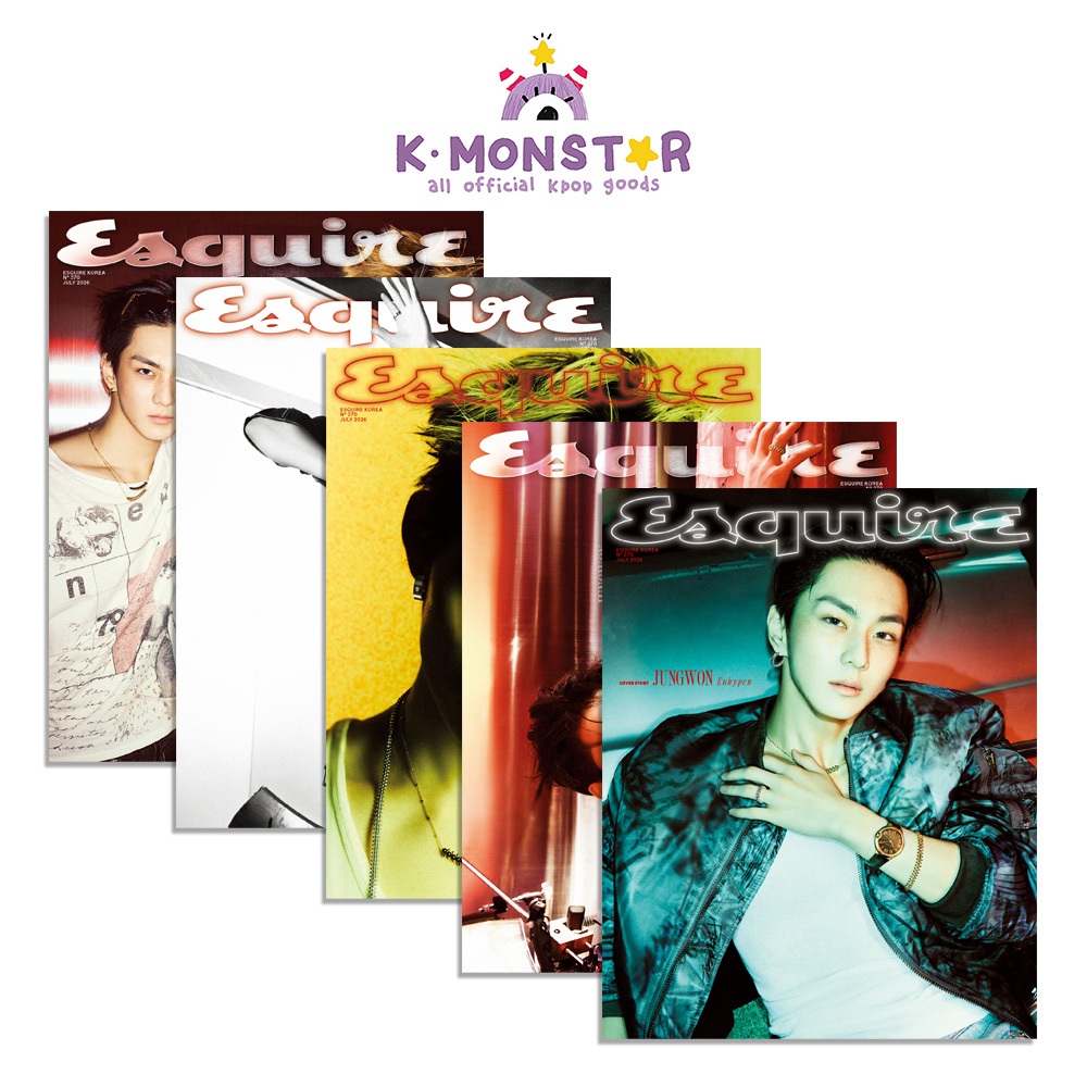 2026.7 ESQUIRE KOREA ENHYPEN JUNGWON NI-KI COVER PARK JIHOON