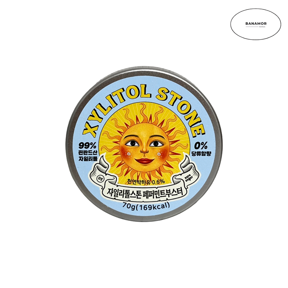 Kẹo cứng không đường Xylitol | Bạc hà Xylitol 100% Phần Lan | Bạc hà Booster 70g