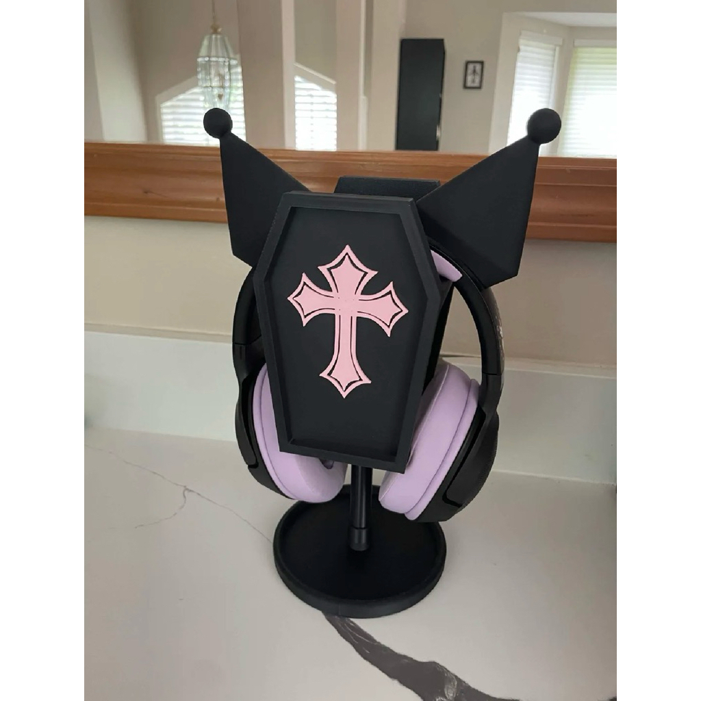 Treo Tai Nghe Gothic Coffin Chanh Sả - Dark Coquette Coffin Headphone Stand