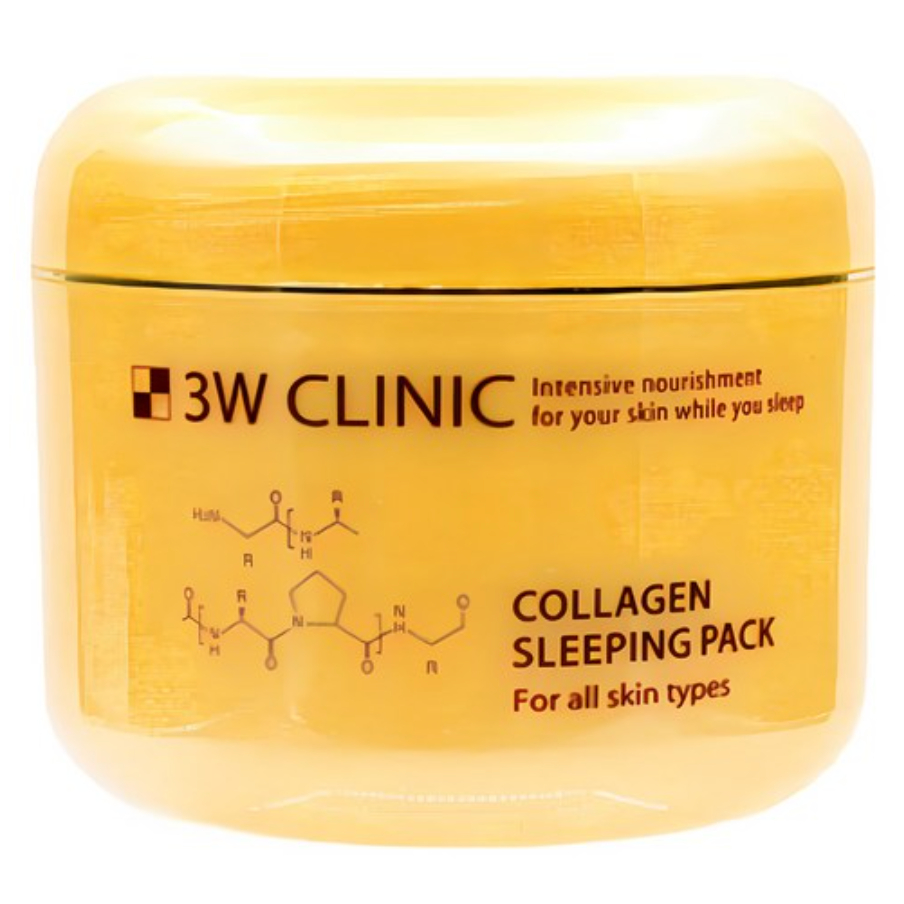 3W CLINIC GÓI Ngủ CLINIC COLLAGEN 3W 100ml – MẶT NẠ ĐÊM THỦY LỰC