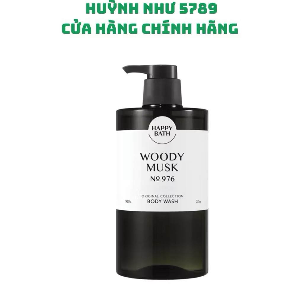[CHÍNH HÃNG]Sữa tắm Happy Bath Woody Musk, 910g
