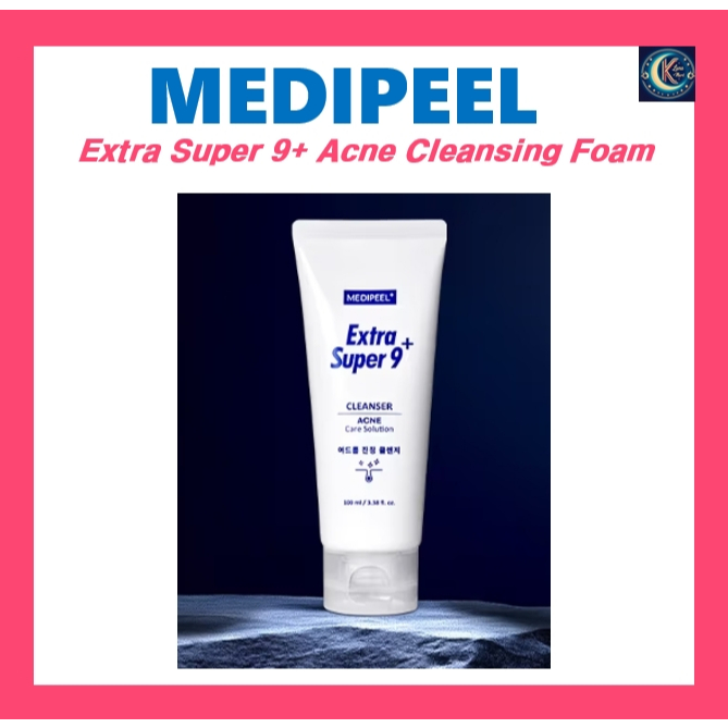 [MEDIPEEL] Sữa rửa mặt Hỗ trợ giảm mụn Extra Super 9 + 100ml