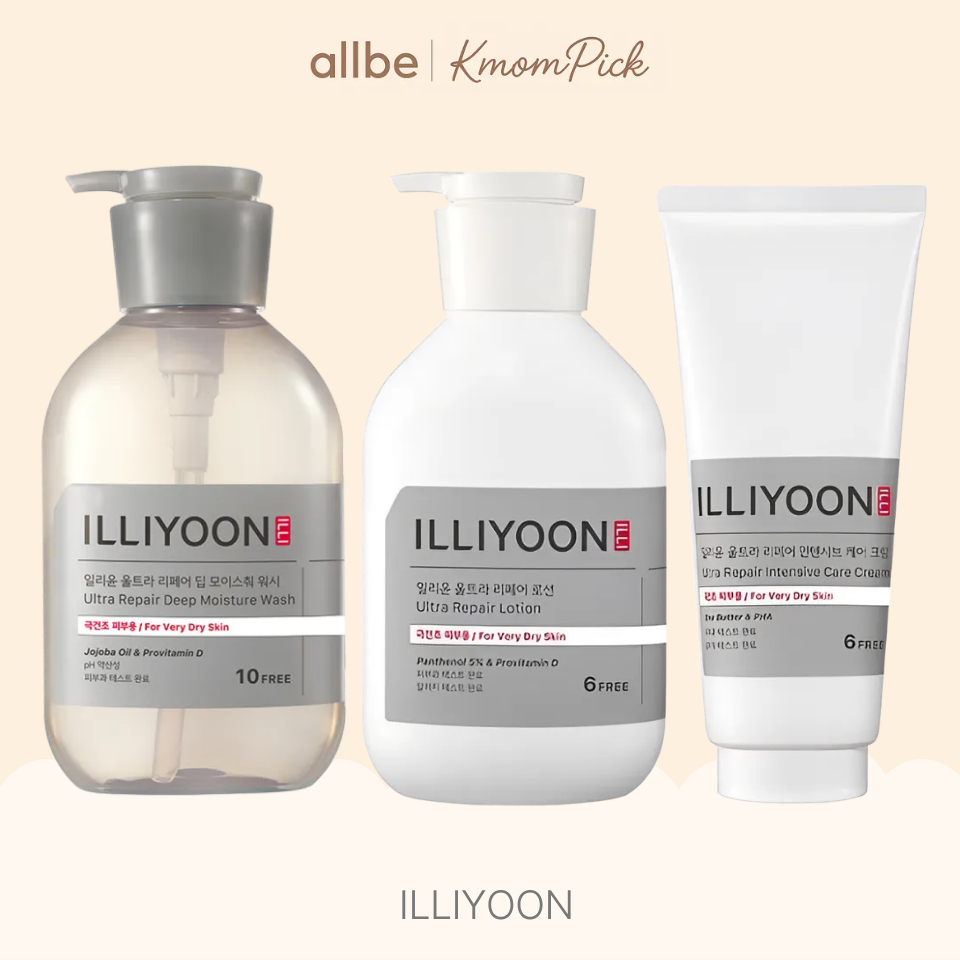 🇰🇷 Sữa tắm siêu phục hồi 500mL | Sữa Dưỡng Thể 350mL | Kem chăm sóc chuyên sâu 200mL | Dưỡng ẩm