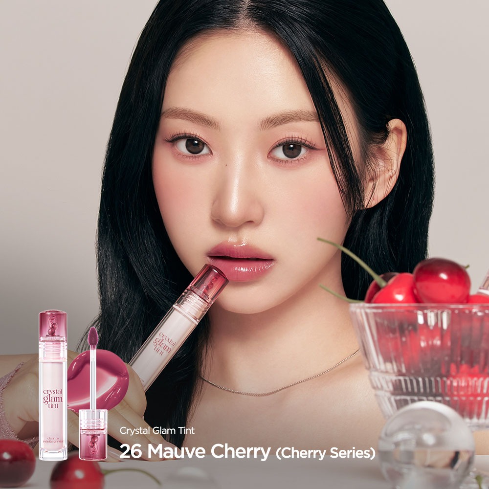 CLIO [CLIP - MÀU MỚI] Crystal Glam Tint 3.4g | Son bóng nước, tông màu môi phát sáng, tông màu ngâm mật ong | BigBuy360 - bigbuy360.vn