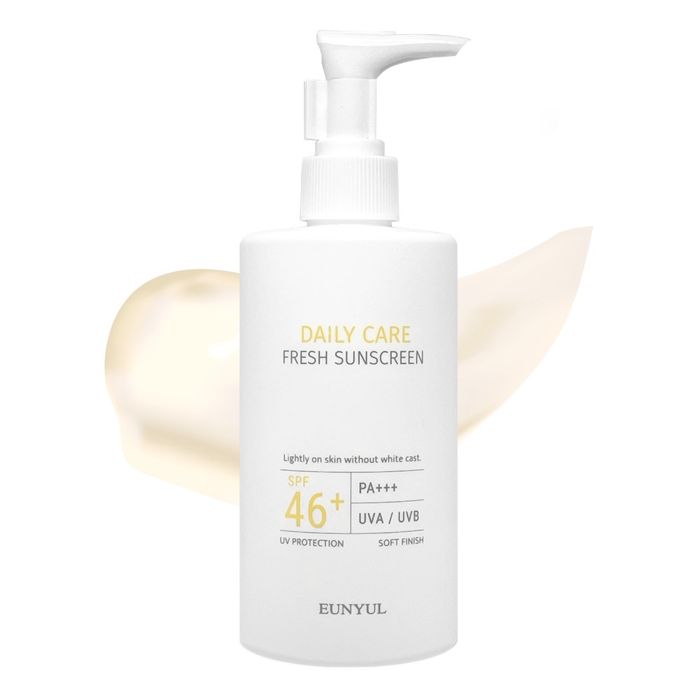 Eunyul Daily Care Fresh Sunscreen SPF46 PA + + + 300ml Kem chống nắng dưỡng ẩm chống tia cực tím cho