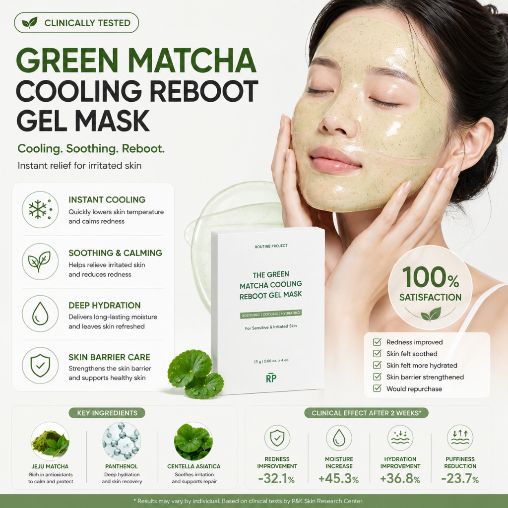MALTECA-S Red Spot Repair Duo Set Cool Soothing Reboot Gel Mask + Kem sửa chữa rào cản