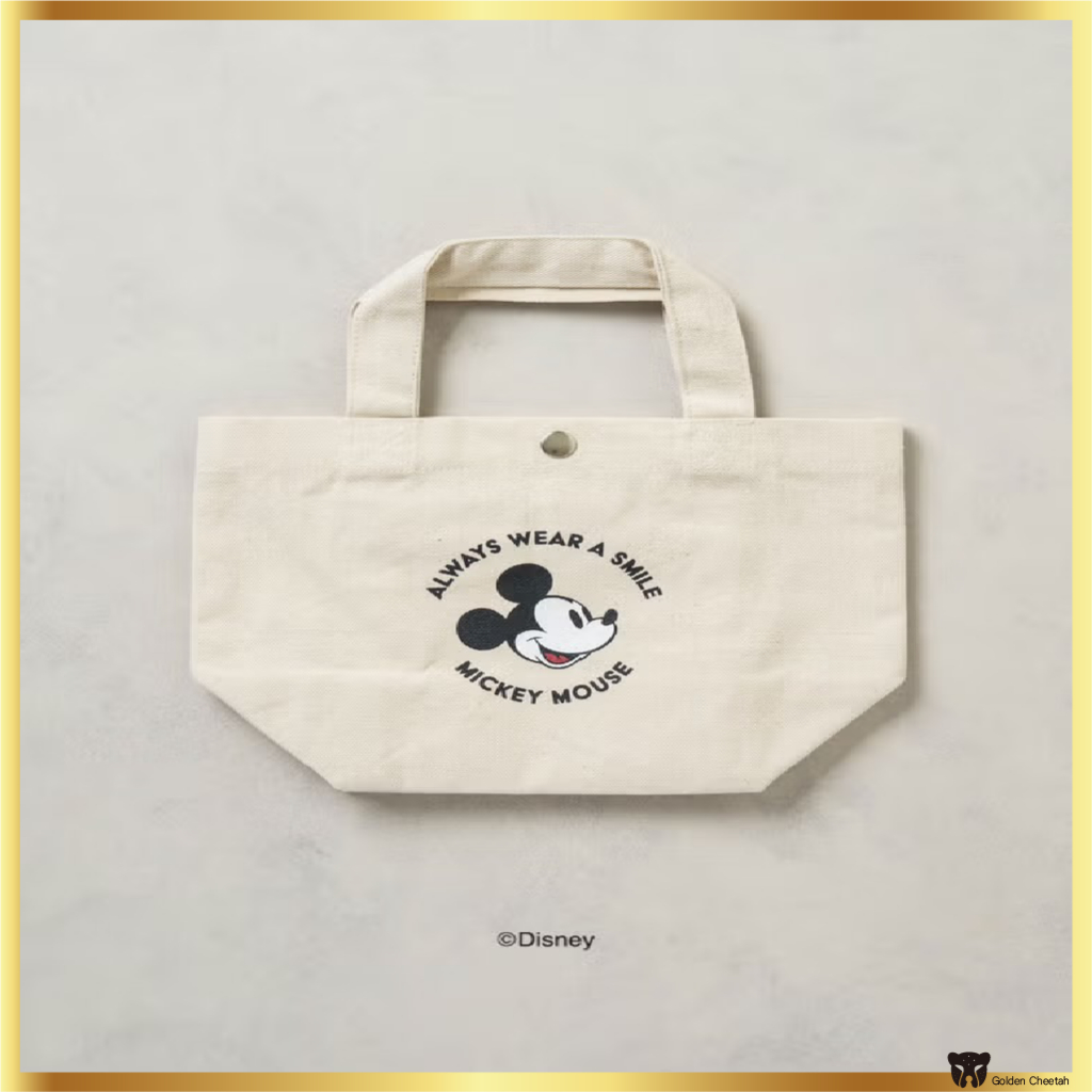 Túi Tote Mini cổ điển Disney, Túi vải Mickey Smile & Hello Mickey