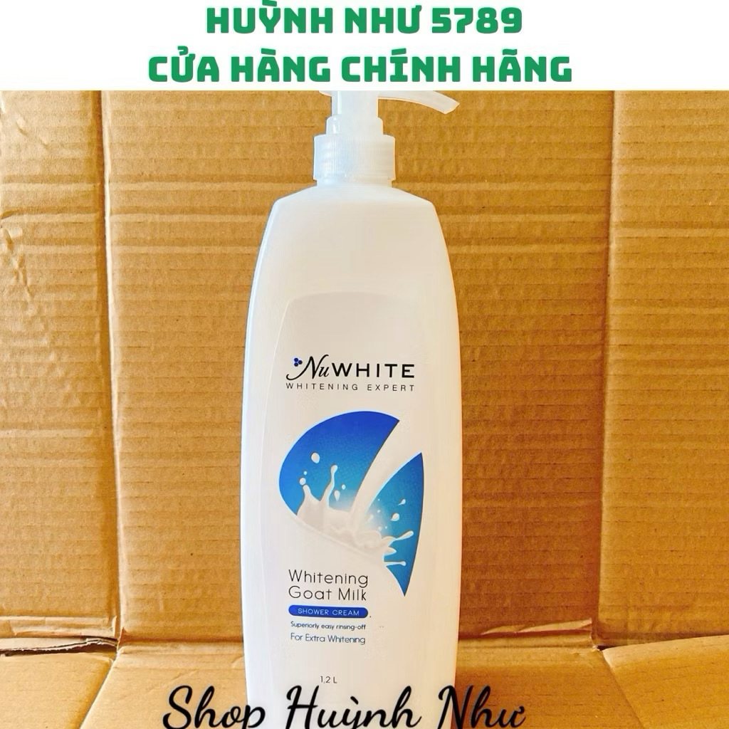 [CHÍNH HÃNG][chai 1200ml] Sữa tắm NuWhite Whitening tinh chất sữa dê….