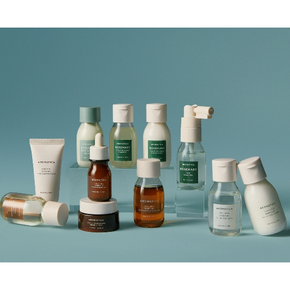 [Aromatica] Dầu gội Rosemary Mini Essentials Dầu làm sạch