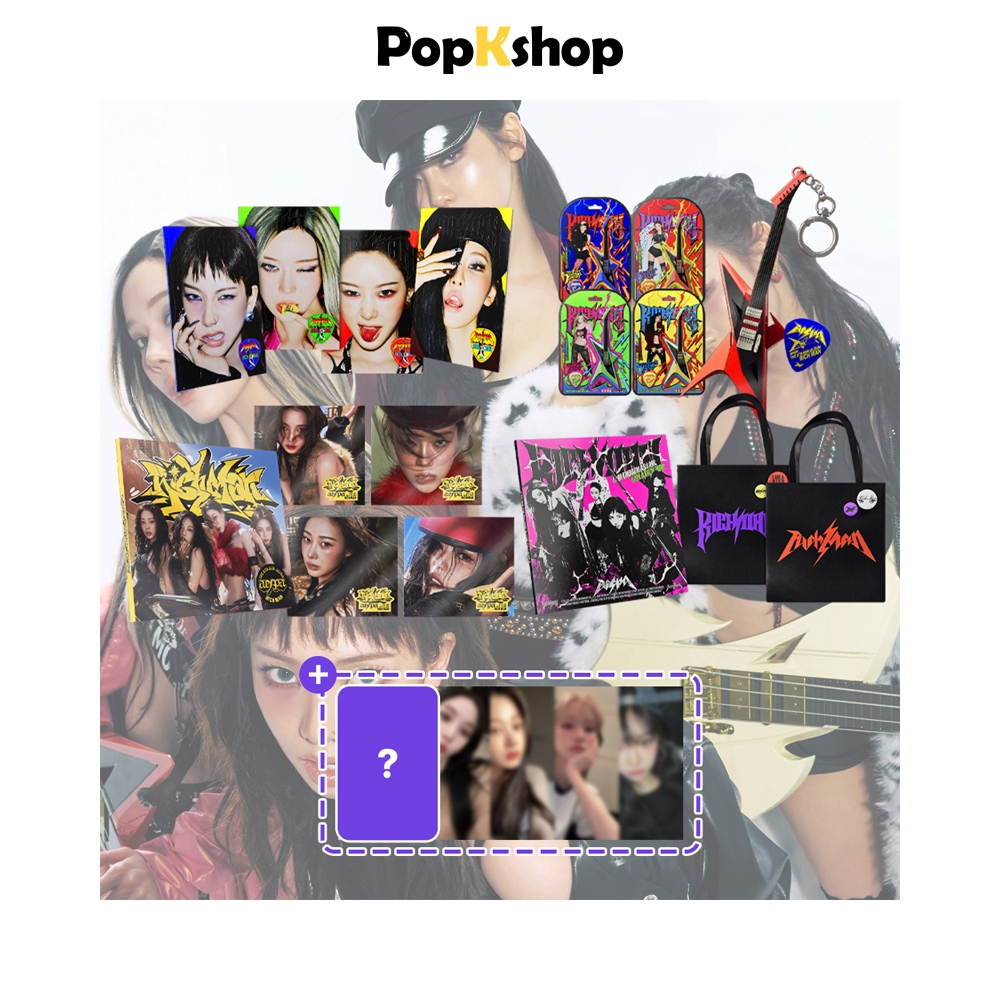 [QUÀ TẶNG] aespa 6th Mini Album [ Rich Man ] BURST / ENERGY / RICH MAN BAG / Rich Man GUITAR Ver