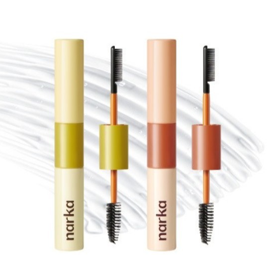 [Narka] Hype Fit / Hard Fix Hair Mascara Dual Brush Flyaway Tamer Edge Control Fixer