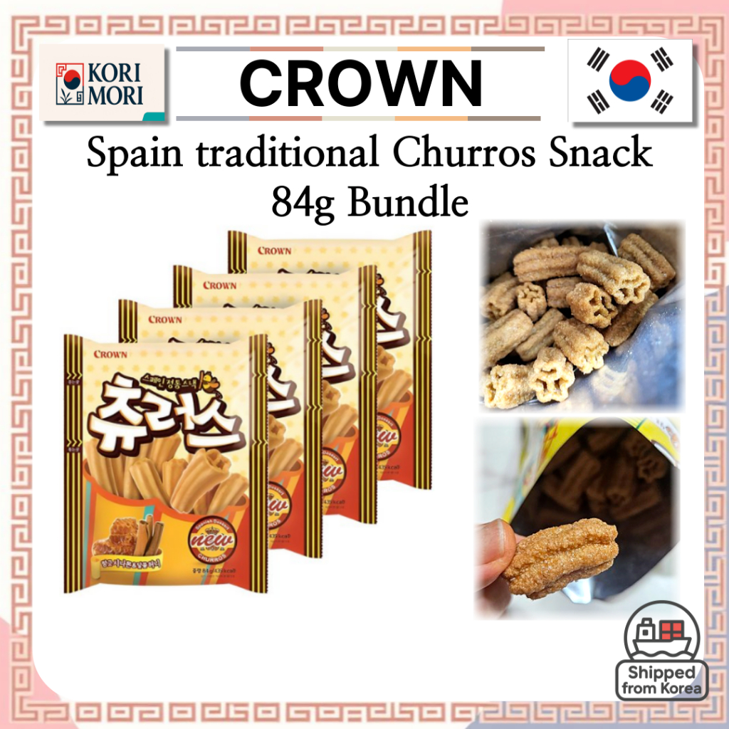 ✨ [CROWN] Snack Churros truyền thống Tây Ban Nha – 84g ✨
