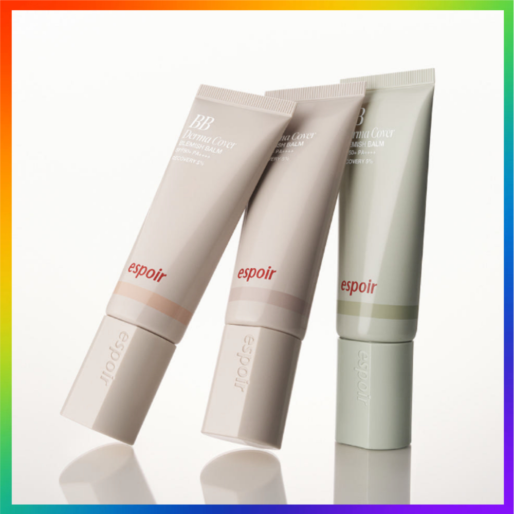 [espoir] Derma Cover Blemish Balm 40g (Bộ dụng cụ đặc biệt) | Kem BB dạng lỏng Ash Ivory Ash Beige M