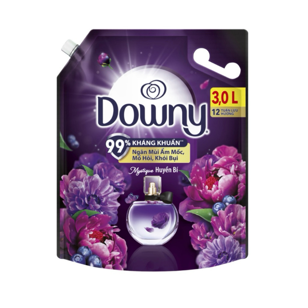 [CHÍNH HÃNG]<Túi 3000ml>Nước xả vải downy hương nước hoa huyền bí