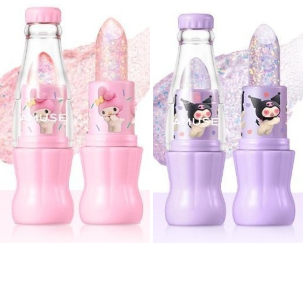 AMUSE My Melody Kuromi Sparkle Soda Vegan Lip Balm 3.6g Phiên bản giới hạn